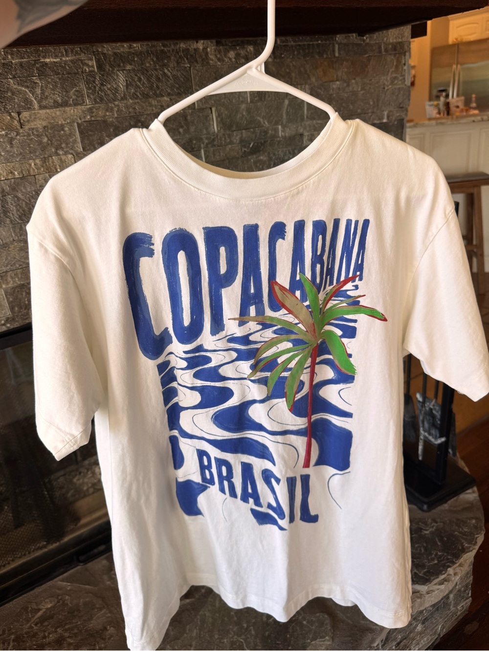 FARM Rio Copacabana Oversize Cotton Graphic T-Shirt size Small